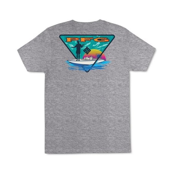 Columbia Men's PFG Fly Fishing Graphic T-Shirt Small Men Size - Picture 1 of 2
